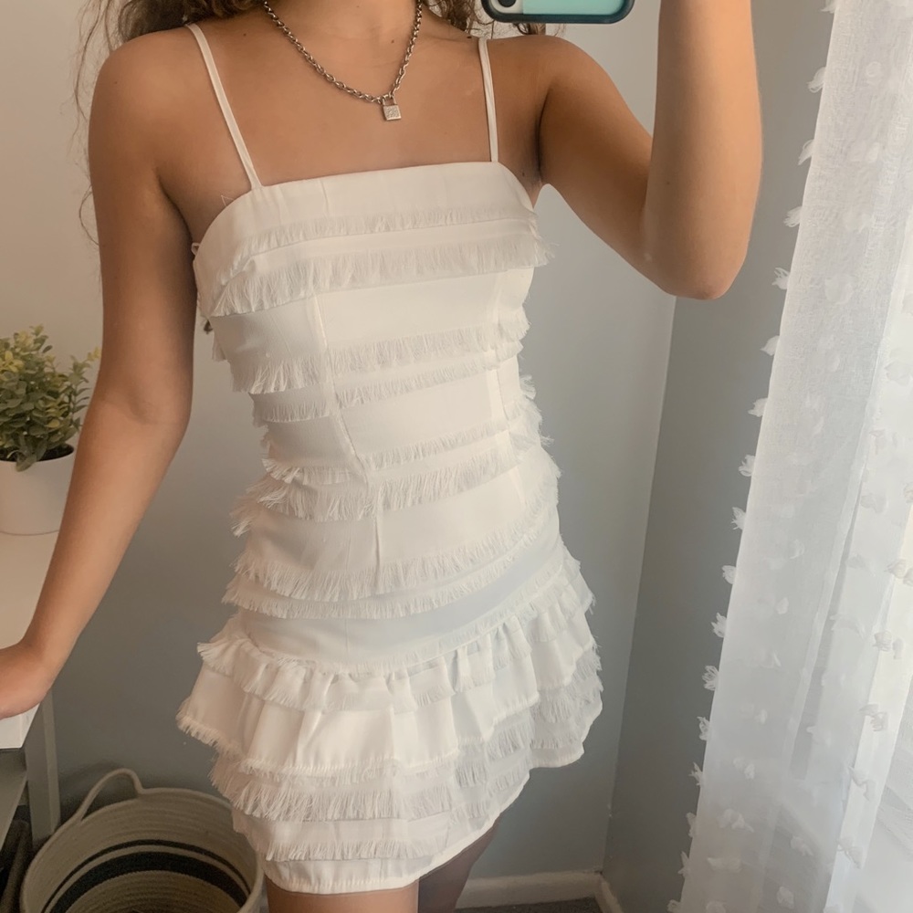 princess polly molina mini dress white